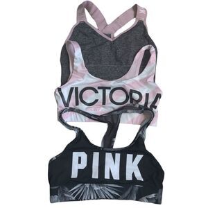 Lot of 3 Victoria Secret and Pink Sport Bras